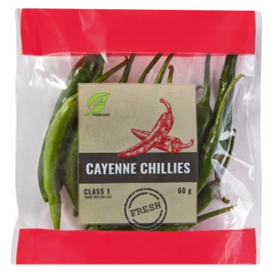 Cayenne Chillies Bag 60g