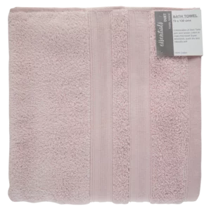 Essentials Duet Dusty Pink Bath Sheet 70x130cm