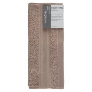 Essentials Duet Mink Guest Towel 30x50cm Essentials Duet Mink Guest Towel 30x50cm