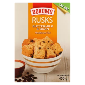 Bokomo Rusks Buttermilk & Bran Traditional Cut 450g