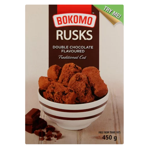 Bokomo Double Chocolate Rusks 450g