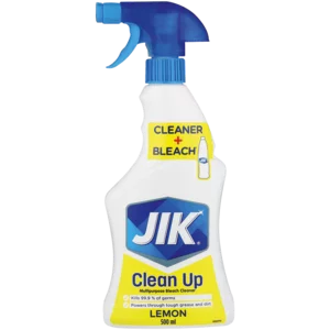 Jik Clean Up Lemon Multipurpose Bleach Cleaner 500ml Jik Clean Up Lemon Multipurpose Bleach Cleaner 500ml