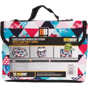 Bush Baby Mixed Print Shoulder Strap Cooler Bag