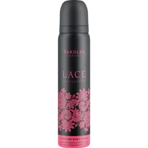 Yardley London Lace Provocative Ladies Perfume Body Spray 90ml Yardley London Lace Provocative Ladies Perfume Body Spray 90ml