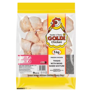 Goldi With Brine Mixture Chicken Thighs 5kg