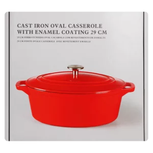 Cast Iron Oval Casserole 29cm Cast Iron Oval Casserole 29cm