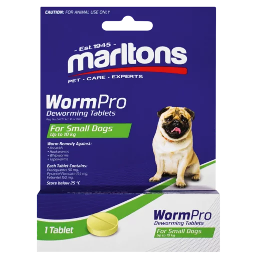 Marltons Wormpro For Small Dogs Deworming Tablets Marltons Wormpro For Small Dogs Deworming Tablets