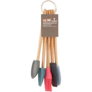 Mini Millini Multicoloured Silicone Baking Utensil Set 5 Piece