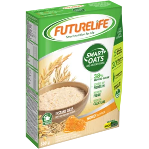 Futurelife Smart Oats & Ancient Grains Honey Flavoured Instant Oats 500g Futurelife Smart Oats & Ancient Grains Honey Flavoured Instant Oats 500g