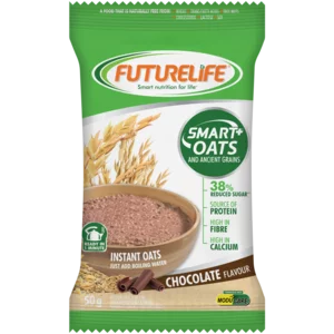 Futurelife Smart Oats & Ancient Grains Chocolate Flavoured Instant Oats Sachet 50g Futurelife Smart Oats & Ancient Grains Chocolate Flavoured Instant Oats Sachet 50g