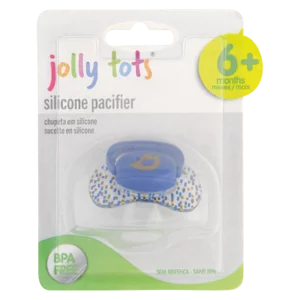 Jolly Tots Tritan Silicone Pacifier 6+ Months Jolly Tots Tritan Silicone Pacifier 6+ Months