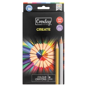 Croxley Create Colour Pencil Crayons 14 Pack Croxley Create Colour Pencil Crayons 14 Pack