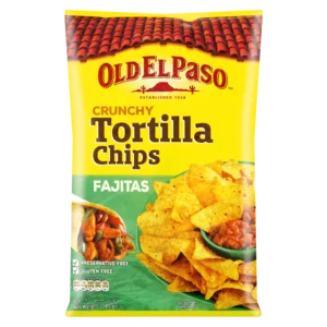 Old El Paso Fajitas Flavoured Crunchy Tortilla Chips 185g