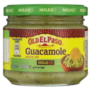 Old El Paso Mild Guacamole Sauce Dip 320g Old El Paso Mild Guacamole Sauce Dip 320g