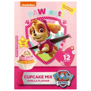 Paw Patrol Vanilla Flavoured Cupcake Mix 295g Paw Patrol Vanilla Flavoured Cupcake Mix 295g