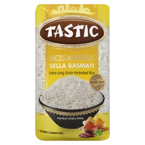 Tastic Sella Basmati Extra Long Grain Parboiled Rice 1kg