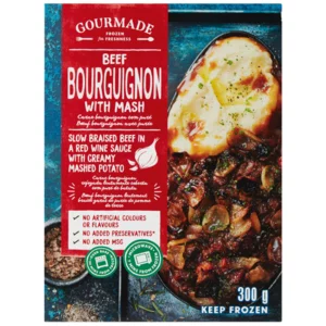 Gourmade Frozen Beef Bourguignon With Mash Ready Meal 300g