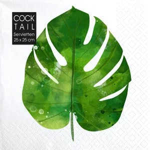 Braun + Company Philodendrons Cocktail Napkins 20 Pack Braun + Company Philodendrons Cocktail Napkins 20 Pack