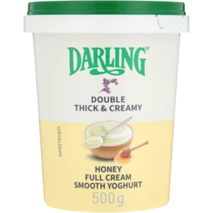 Darling Honey Flavoured Full Cream Yoghurt 500g Darling Honey Flavoured Full Cream Yoghurt 500g