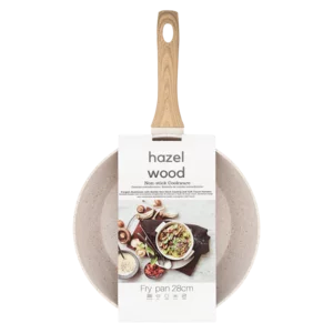 Hazel Wood Forged Aluminium Fry Pan 28cm Hazel Wood Forged Aluminium Fry Pan 28cm