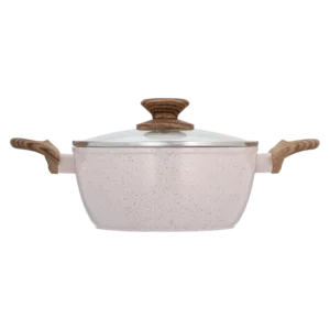 Hazel Wood Forged Aluminium Casserole 20cm Hazel Wood Forged Aluminium Casserole 20cm