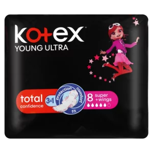 Kotex Young Ultra With Wings 8 Pack