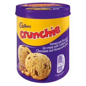 Cadbury Crunchie Ice Cream Tub 480ml Cadbury Crunchie Ice Cream Tub 480ml