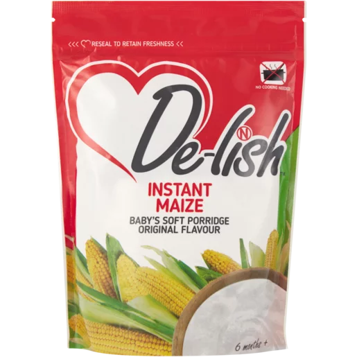 De-Lish Original Instant Maize Baby Porridge 400g