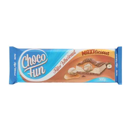 Choco fun Toffee Wholenut Slab 300g