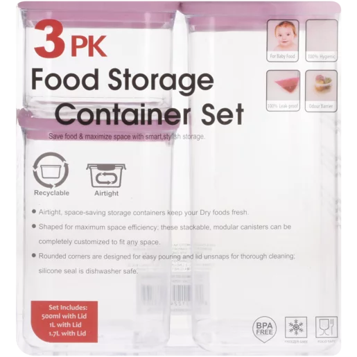 TPR Food Storage Container Set 3 Piece TPR Food Storage Container Set 3 Piece