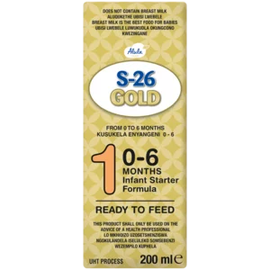 Alula S - 26 Gold Newborn 0-6 Months Infant Starter Formula 200ml Alula S - 26 Gold Newborn 0-6 Months Infant Starter Formula 200ml