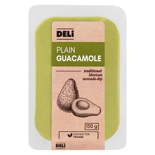 Deli Plain Guacamole 150g Deli Plain Guacamole 150g