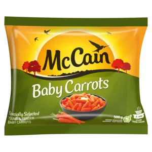 McCain Frozen Baby Carrots 500g