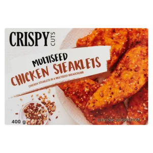 Crispy Cuts Multiseed Chicken Steaklets 400g