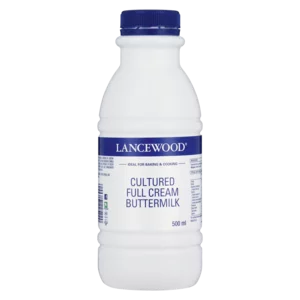 Lancewood Cultured Full Cream Buttermilk 500ml Lancewood Cultured Full Cream Buttermilk 500ml
