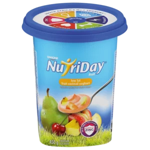 Nutriday Fruit Cocktail Flavoured Low Fat Yoghurt 450g Nutriday Fruit Cocktail Flavoured Low Fat Yoghurt 450g