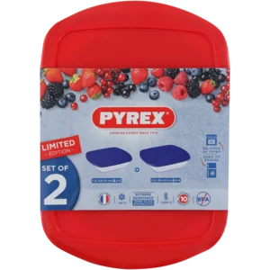 Pyrex Glass Deep Dish Casserole Set 4 Piece