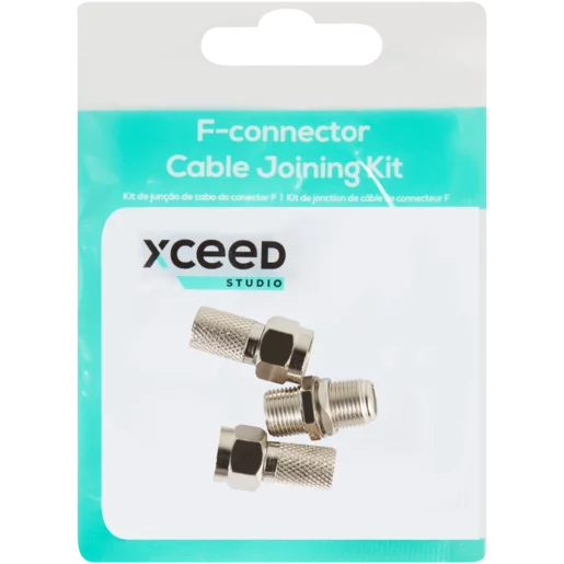 Xceed Studio F-Connector Cable Joining Kit 3 Pack Xceed Studio F-Connector Cable Joining Kit 3 Pack
