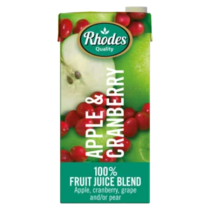 Rhodes 100% Apple & Cranberry Juice 1L Rhodes 100% Apple & Cranberry Juice 1L