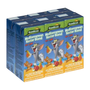Sunfirst Mediterranean 40% Fruit Nectar Blend Juice Boxes 6x200ml Sunfirst Mediterranean 40% Fruit Nectar Blend Juice Boxes 6x200ml