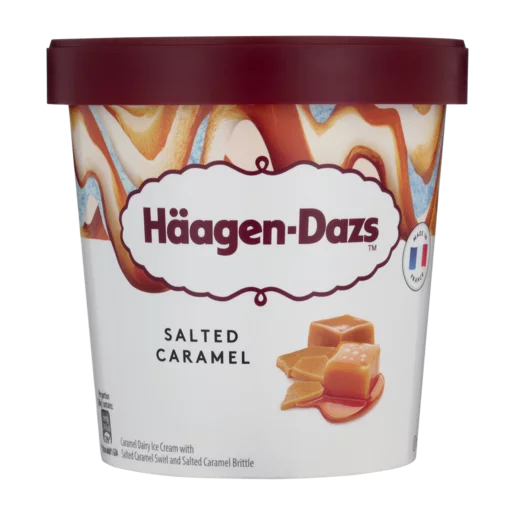 Häagen-Dazs Salted Caramel Flavoured Ice Cream 460ml Häagen-Dazs Salted Caramel Flavoured Ice Cream 460ml