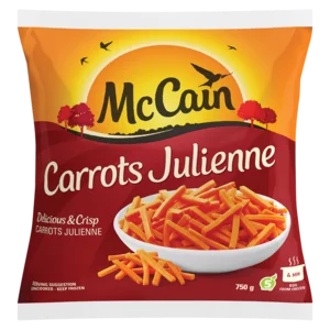 McCain Frozen Carrots Julienne 750g McCain Frozen Carrots Julienne 750g