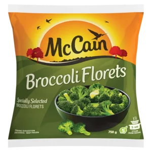 McCain Frozen Broccoli Florets 750g McCain Frozen Broccoli Florets 750g