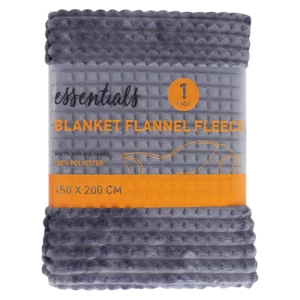Essentials Flannel Fleece Blanket 150x200cm Essentials Flannel Fleece Blanket 150x200cm