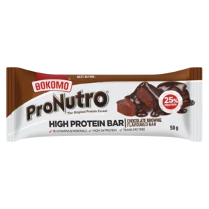 Bokomo ProtNutro Chocolate Brownie Flavoured High Protein Bar 50g