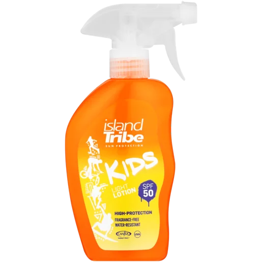 Island Tribe Kids SPF 50 Light Sun Lotion 300ml Island Tribe Kids SPF 50 Light Sun Lotion 300ml
