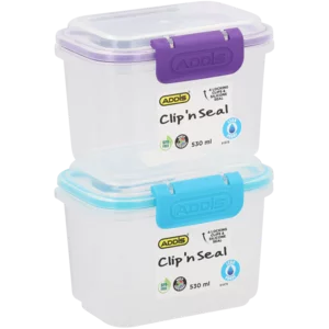 Addis Clip&Seal Container Rect 530ml Addis Clip&Seal Container Rect 530ml