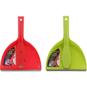 Addis Dustpan&Brush Set (Red) Addis Dustpan&Brush Set (Red)