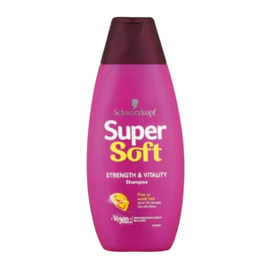 Schwarzkopf Super Soft Strength & Vitality Shampoo Bottle 400ml Schwarzkopf Super Soft Strength & Vitality Shampoo Bottle 400ml