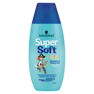 Supersoft 2-In-1 Blue Shower Gel & Shampoo 250ml